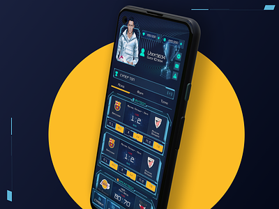 Betting mobile application android app bets betting betting app branding cyberpunk football gambling game game design hero interface ios match mobile app mobile design productdesign soccer sport ux