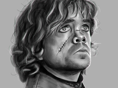 Tyrion digital painting drawing fanart game of thrones painting peter dinklage tyrion lannister