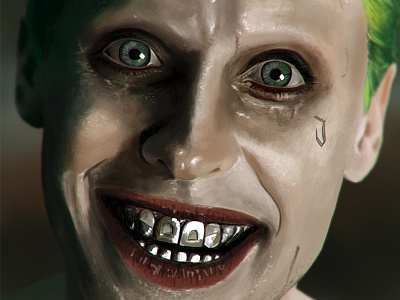 Joker batman dc dc comics digital painting jared leto joker suicide squad