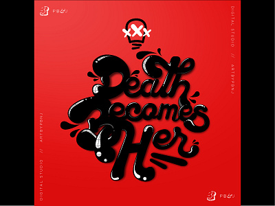 Death Becomes Her! design graphic design illustration illustrator minimal typography vector