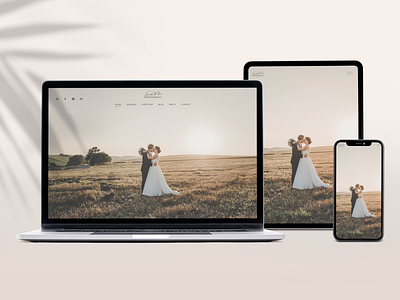 Emily Photography Squarespace 7.1 Template ocean beach template