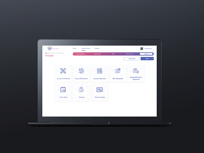 Dashboard Grid View app course create dashboard ui employee flow form grid layout groups learning app learning management system promo code responsive form ux web app web design wizard