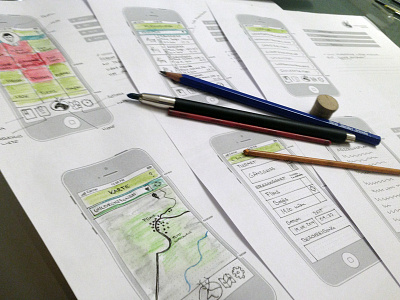Paper & Pencil Prototype app hunting prototype