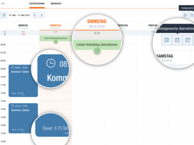 Time Tracking Visual Mockup ui user experience user interface ux ui design visual