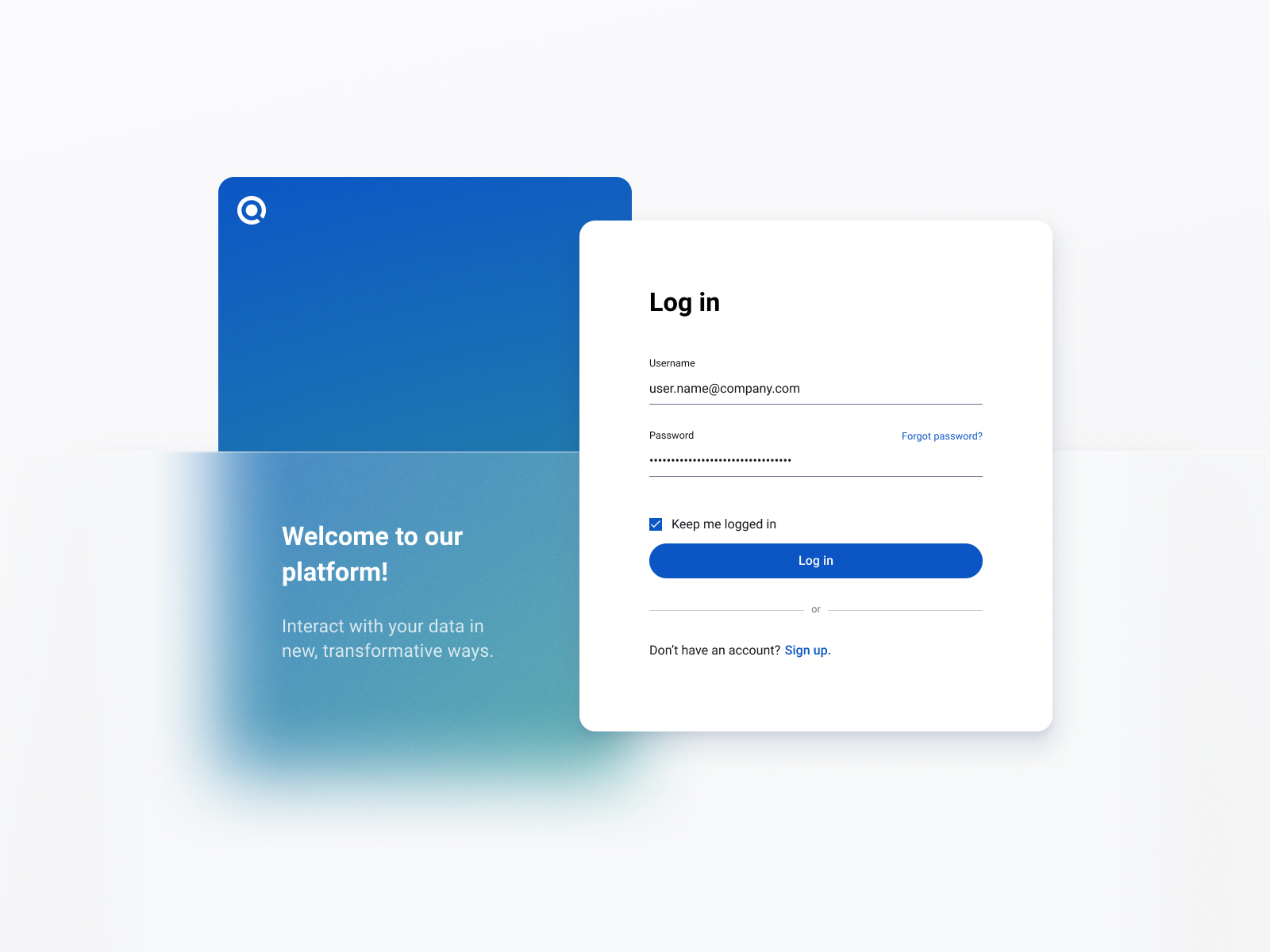 Log In Screen by Andreas Haslinger on Dribbble