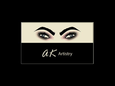Ak Artistry beauty design illustration make up modern