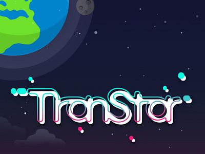 TranStar game logo game art illustration logo