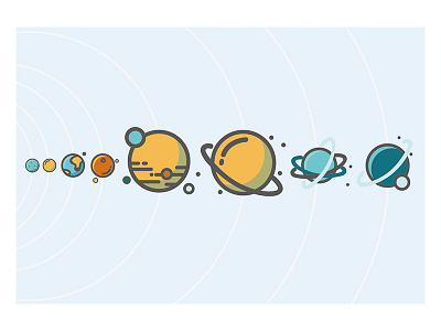 Planet illustration illustration