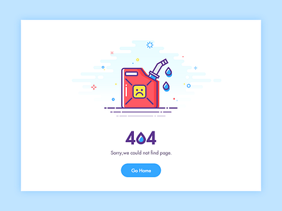 404 Error Page - oil 404 drop empty emptystate error icon illustration mbe oil ui website