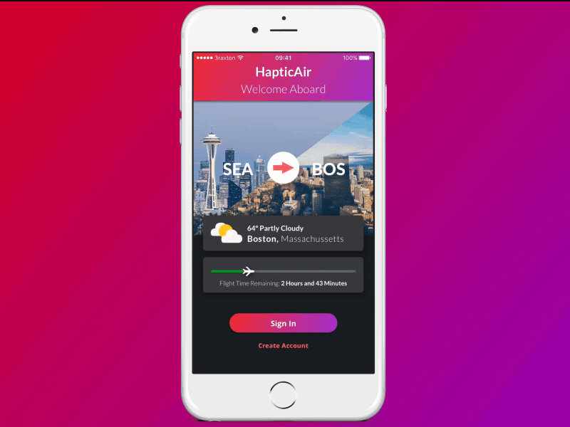 Haptic air prototype