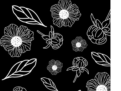 Botanica print for textile design graphic design illustration pattern print
