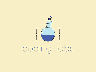 coding_labs logo logo design minimal