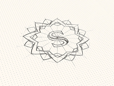 Logo Sunflower Hotel 02 brand branding creative drawn flower hand hotel icon logo sketch sunflower symbol