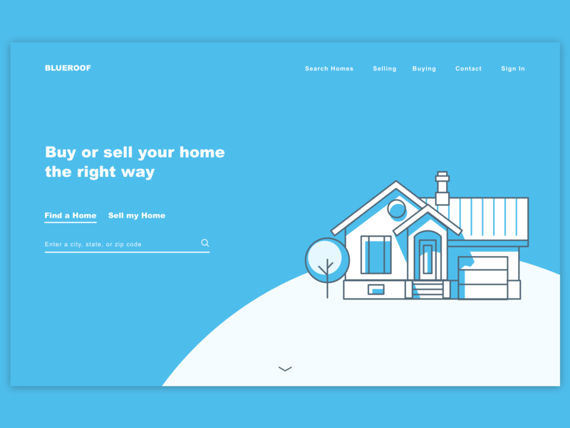 Real Estate Banner By Brian Clay On Dribbble