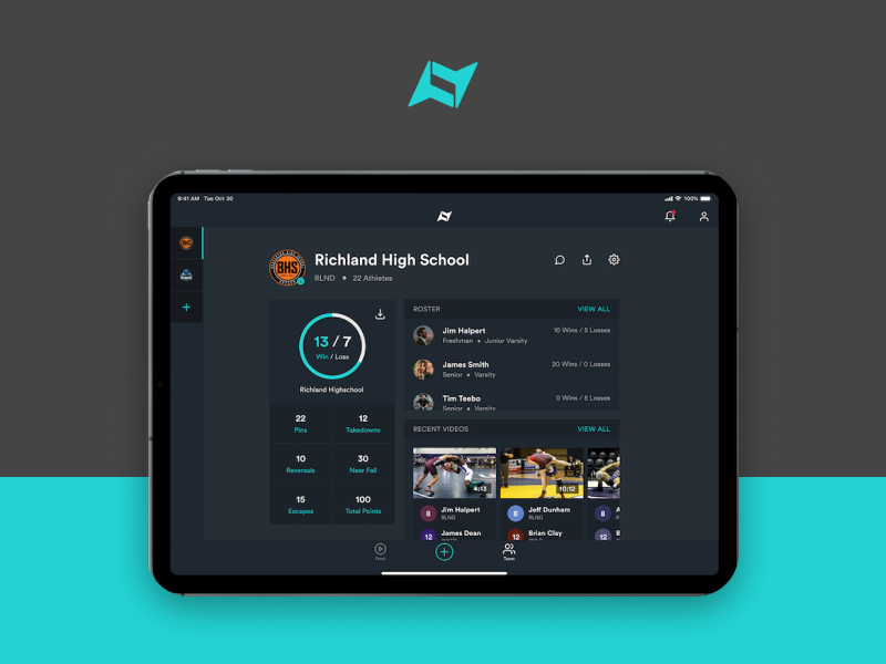 Next Level Sports ux design ui deisgn app design ios ipad app