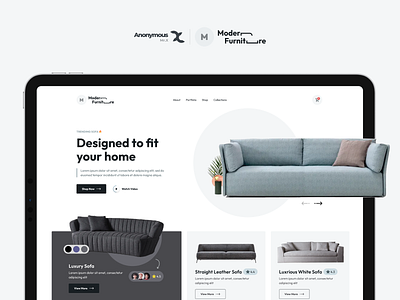 Modern Furniture Landing Page