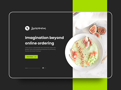 Food Landing Page Design #2