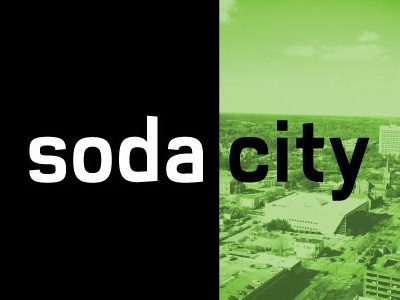 Soda City black green type