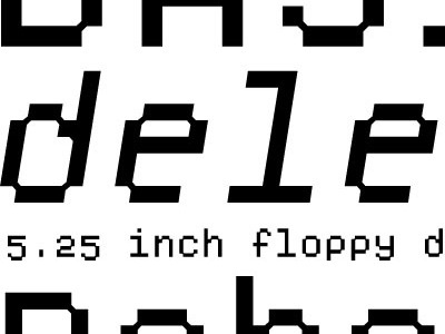 Periodic Sample Setting fontstruct type design