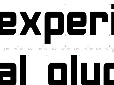 Continuing with new typeface