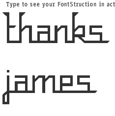 nameless modular type creation fontstruct type design