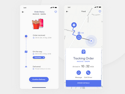 Food App Order Tracking  & Delivery