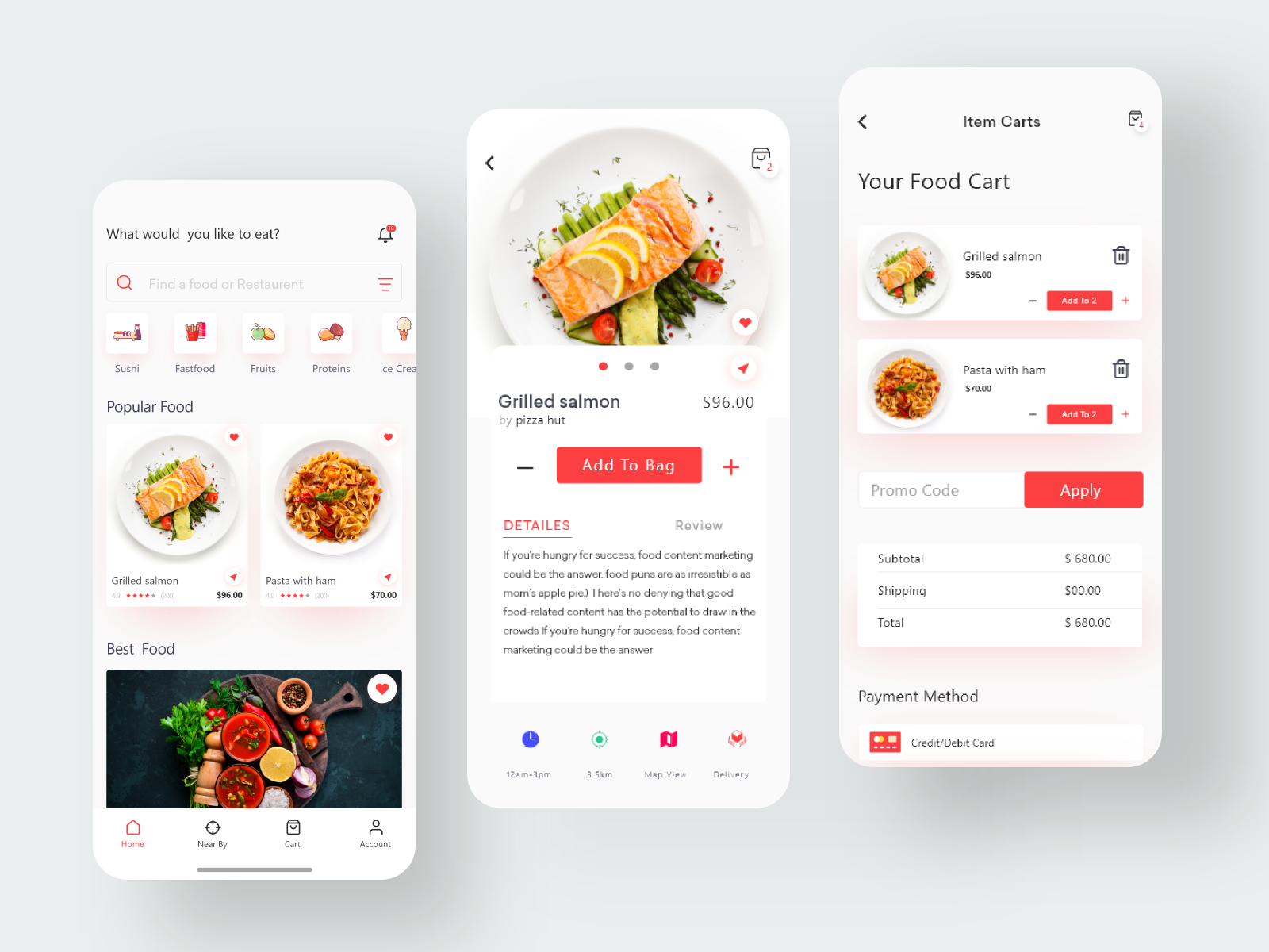 Restaurant Food  Application  by Mohammad Shohid  on Dribbble