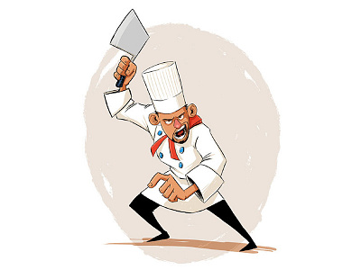 Master Chef characters chef illustration