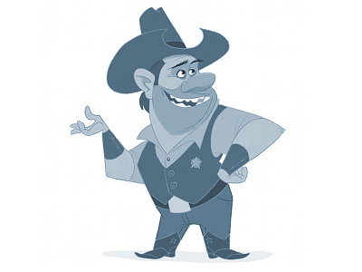 Ghost Sherif character design cowboy sherif western