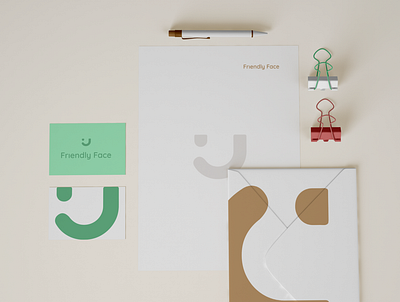 Friendly Face branding design graphic design logo typography