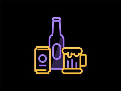 beer beer design icon illustration outline simple vector