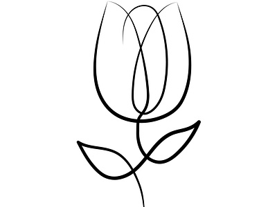 Tulip design graphic design illustration logo vector
