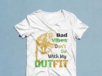 Bad Vibes T-Shirt design 2023 best 2022 christmas custom t shirt design design free t shirt design graphic design illustration motion graphics t shirt designer tshirt design online vector white t shirt