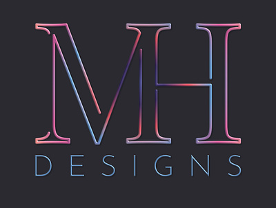 MH Designs graphic design logo