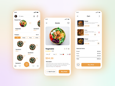 Food Ecommerce App - Mobile app app design ecommerce ecommerce mobile app food app mobile app order food ui ux
