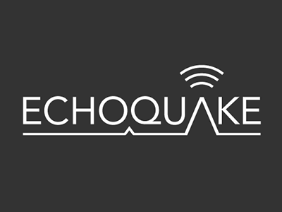 Echoquake Logo Dk earthquake logo