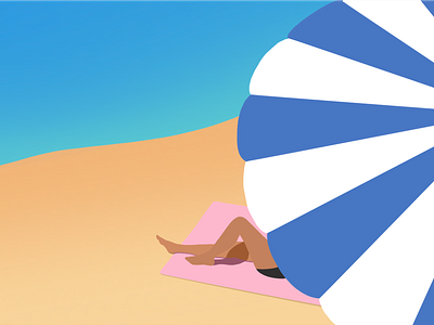 Beach Day beach illustration vector