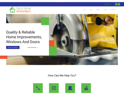Doric Home Improvements Website design website