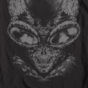 NOMOON: The Grey Demon alien demon tee