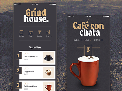 Grind House Coffee Ordering App #2