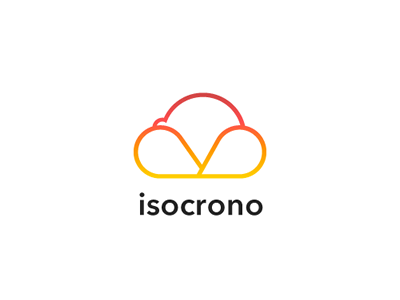 isocrono logo in color cloud logo