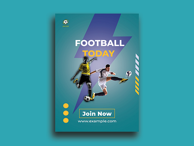 Football Poster Design. 3d animation art branding design graphic design illustration logo motion graphics poster ui