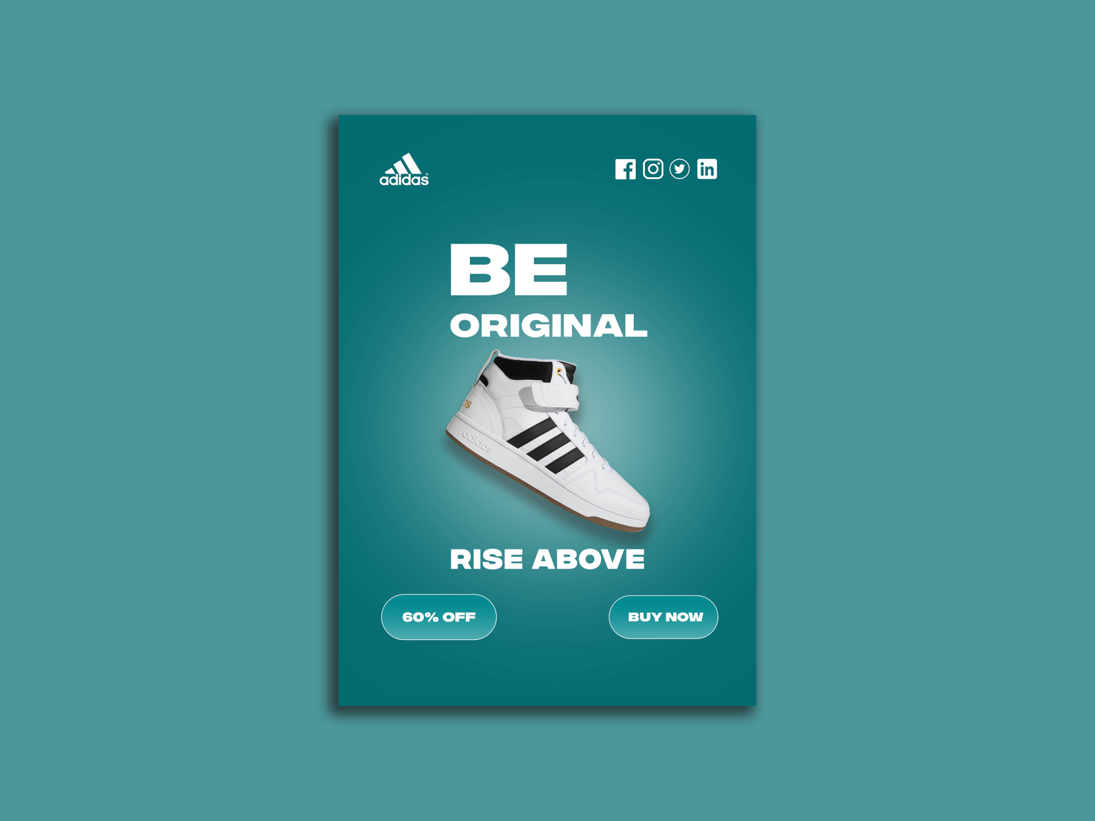 Adidas Shoe Poster Design. by Rashed Ali on Dribbble