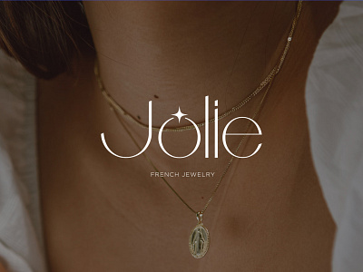 Jolie - Logo design ✨ brand branding femininity french jewelry graphic design graphic designer jewellery jewellery logo jewellery logo design jewelry jewelry logo jewelry logo design jewelry shop logo logo designer minimalism