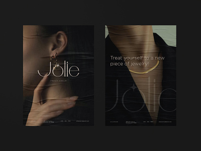 Jolie - Posters ✨ brand branding graphic design jewellery jewellery logo jewellery logo design jewellery shop jewelry jewelry logo jewelry logo design jewelry poster jewelry shop logo logo design logo designer minimalism poster poster design posters