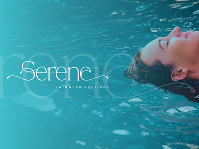 Serene // Logo design for swimwear 🌊 brand design branding graphic design logo logo design logo designer minimalism swimwear swimwear brand swimwear branding swimwear logo swimwear logo design womens swimwear