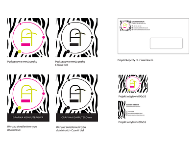 Logo, business card and envelope