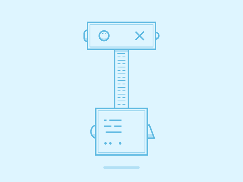 A Simple Robot after effects animation robot