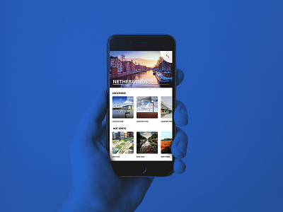 Netherlands mobile netherlands screen design travel ui ux