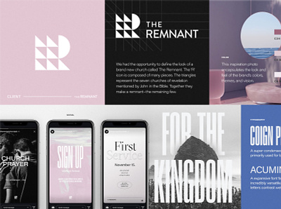 The Remnant Church - Branding branding church design icon identity illustration logo modern tone board ui vector